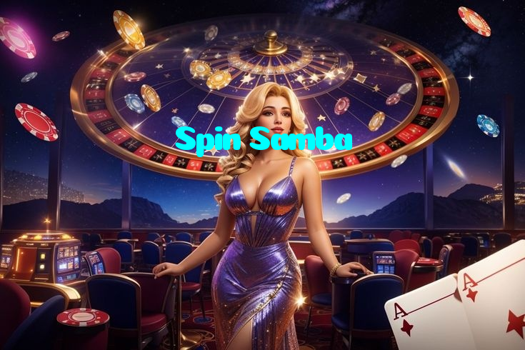 Spin Samba casino presented on mobile device in Pakistan with slots and live games